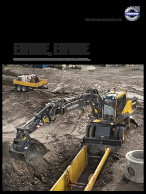Escavatori gommati Volvo EW160E