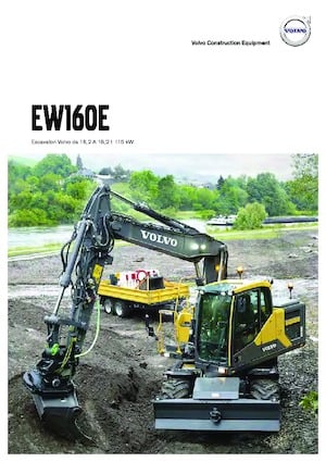 Escavatori gommati Volvo EW160E