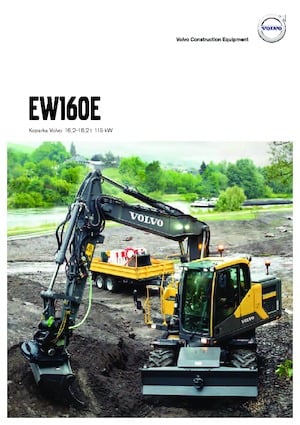 Escavatori gommati Volvo EW160E