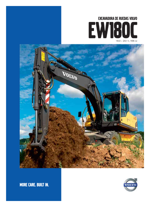 Escavatori gommati Volvo EW180C