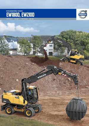 Escavatori gommati Volvo EW210D