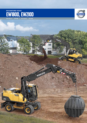 Escavatori gommati Volvo EW210D