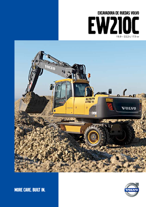 Escavatori gommati Volvo EW210C