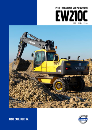 Escavatori gommati Volvo EW210C