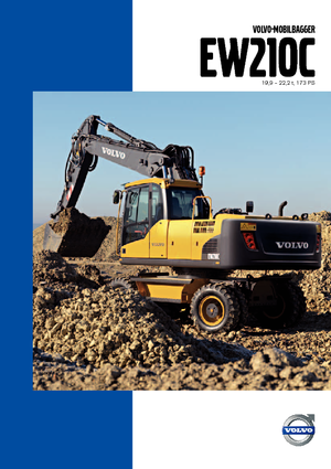 Escavatori gommati Volvo EW210C