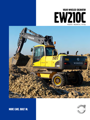 Escavatori gommati Volvo EW210C