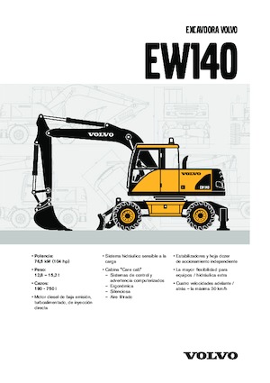 Escavatori gommati Volvo EW140
