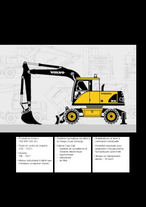 Escavatori gommati Volvo EW140