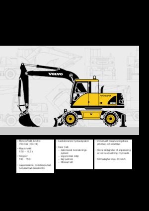 Escavatori gommati Volvo EW140