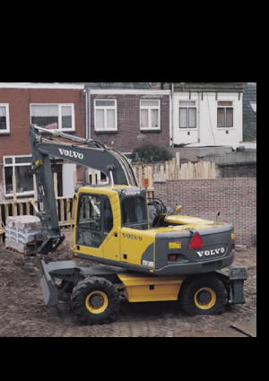 Escavatori gommati Volvo EW160B
