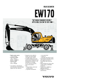 Escavatori gommati Volvo EW170