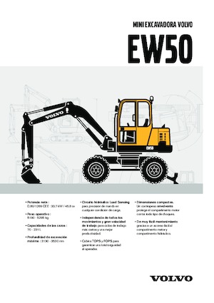 Escavatori gommati Volvo EW50V