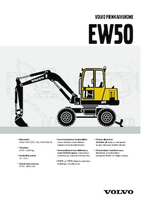 Escavatori gommati Volvo EW50V