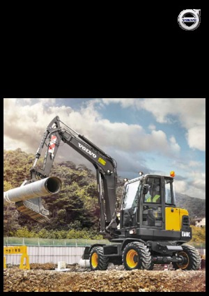 Escavatori gommati Volvo EW60E 