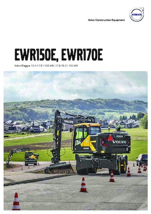 Escavatori gommati Volvo EWR170E