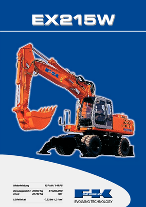 Escavatori gommati Fiat Kobelco EX 215 WT