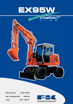 Escavatori gommati Fiat Kobelco EX 95 WT