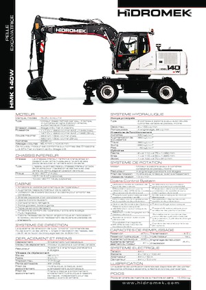 Escavatori gommati Hidromek HMK 140 W