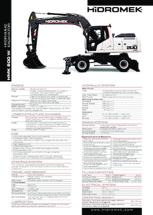 Escavatori gommati Hidromek HMK 200 W