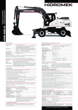 Escavatori gommati Hidromek HMK 200 W