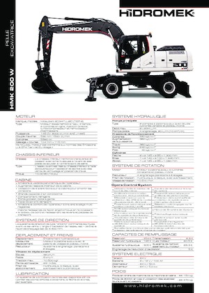 Escavatori gommati Hidromek HMK 200 W