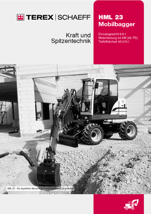 Escavatori gommati Terex-Schaeff HML 23