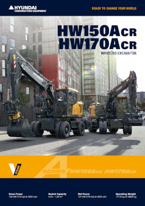 Escavatori gommati Hyundai HW150ACR