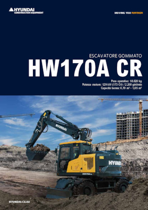 Escavatori gommati Hyundai HW170A-CR