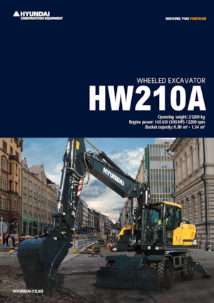 Escavatori gommati Hyundai HW210A