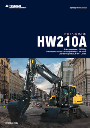 Escavatori gommati Hyundai HW210A