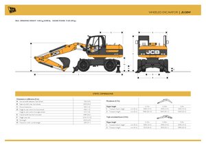 Escavatori gommati JCB JS 130 W