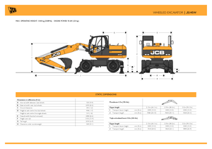Escavatori gommati JCB JS 145 W