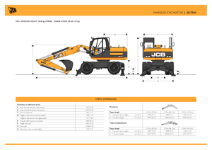 Escavatori gommati JCB JS 175 W