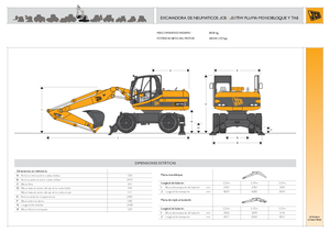 Escavatori gommati JCB JS 175 W