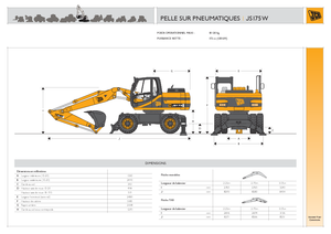 Escavatori gommati JCB JS 175 W
