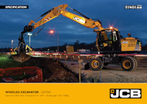 Escavatori gommati JCB JS175W