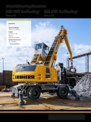 Movimentatori di materiali Liebherr LH 50 M Industry Litronic