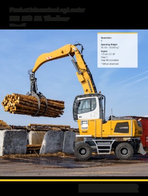 Movimentatori di materiali Liebherr LH 50 M Timber Litronic