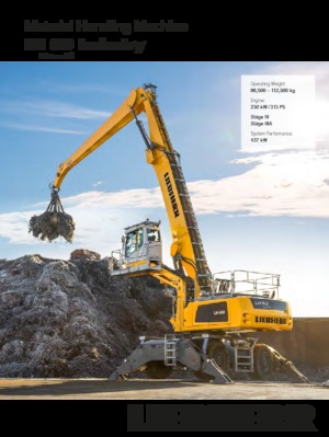 Movimentatori di materiali Liebherr LH 80 M High Rise Industry Litronic