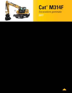 Escavatori gommati Caterpillar M314F