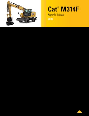 Escavatori gommati Caterpillar M314F