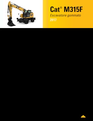 Escavatori gommati Caterpillar M315F
