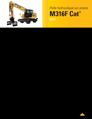 Escavatori gommati Caterpillar M316F
