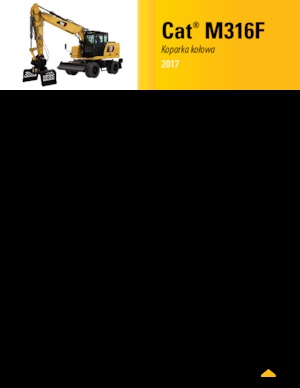 Escavatori gommati Caterpillar M316F