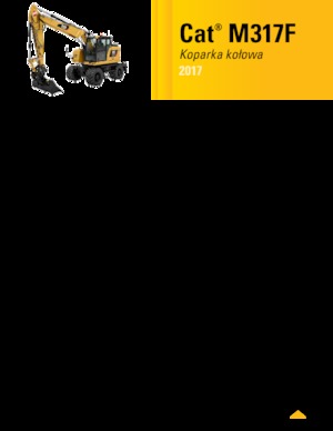 Escavatori gommati Caterpillar M317F