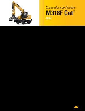 Escavatori gommati Caterpillar M318F