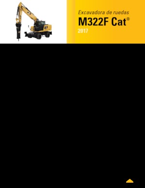 Escavatori gommati Caterpillar M322F