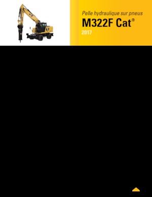 Escavatori gommati Caterpillar M322F