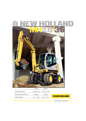 Escavatori gommati New Holland MH 2.6