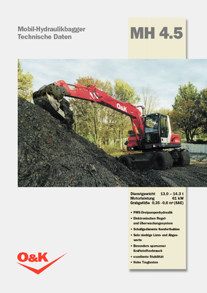 Escavatori gommati O&K MH 4.5